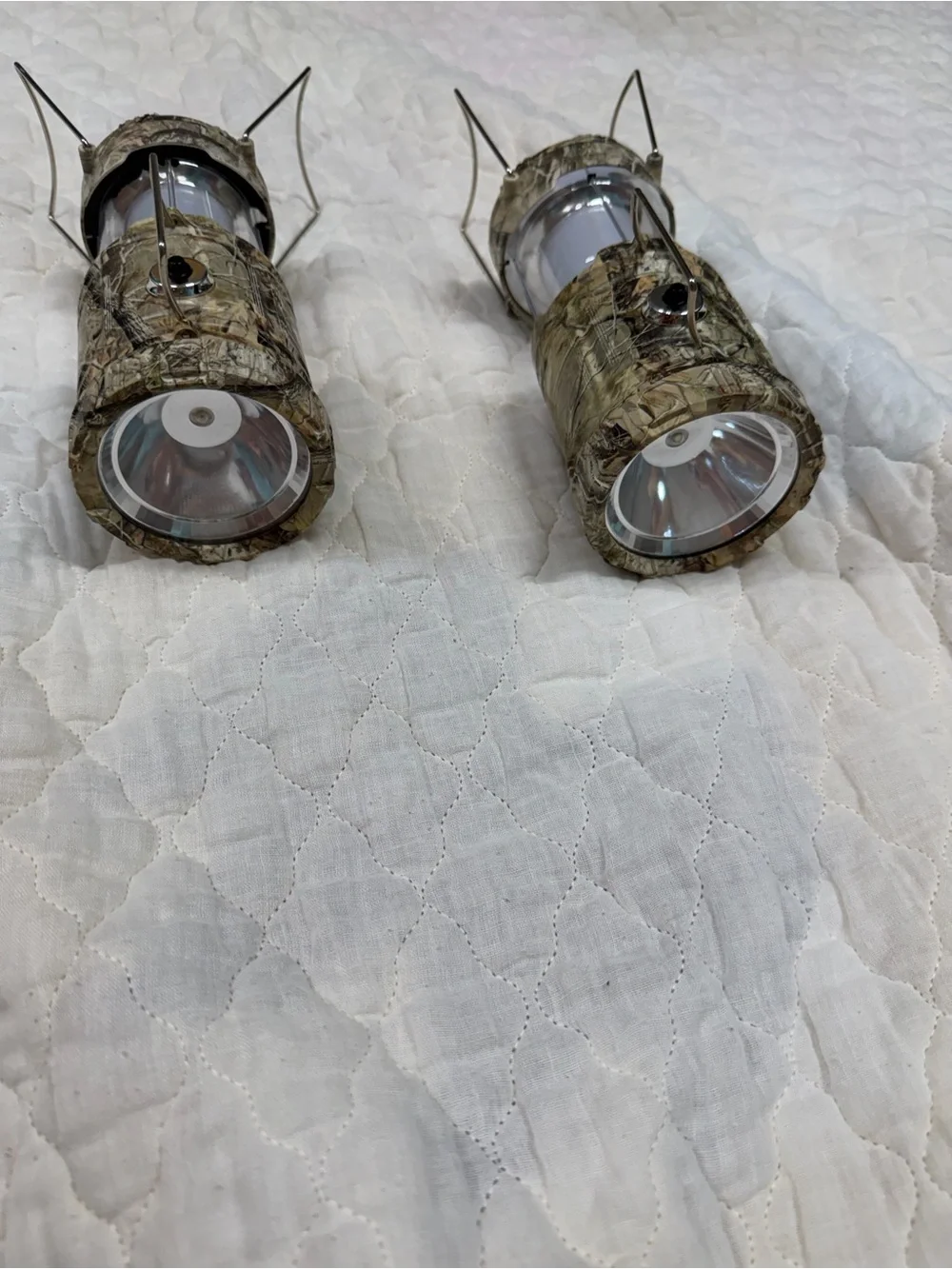 Camo LED Camping Lantern - Realtree-Style Camouflage untested